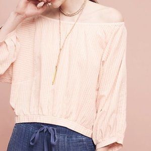 Anthropologie Holding Horses Off Shoulder Top